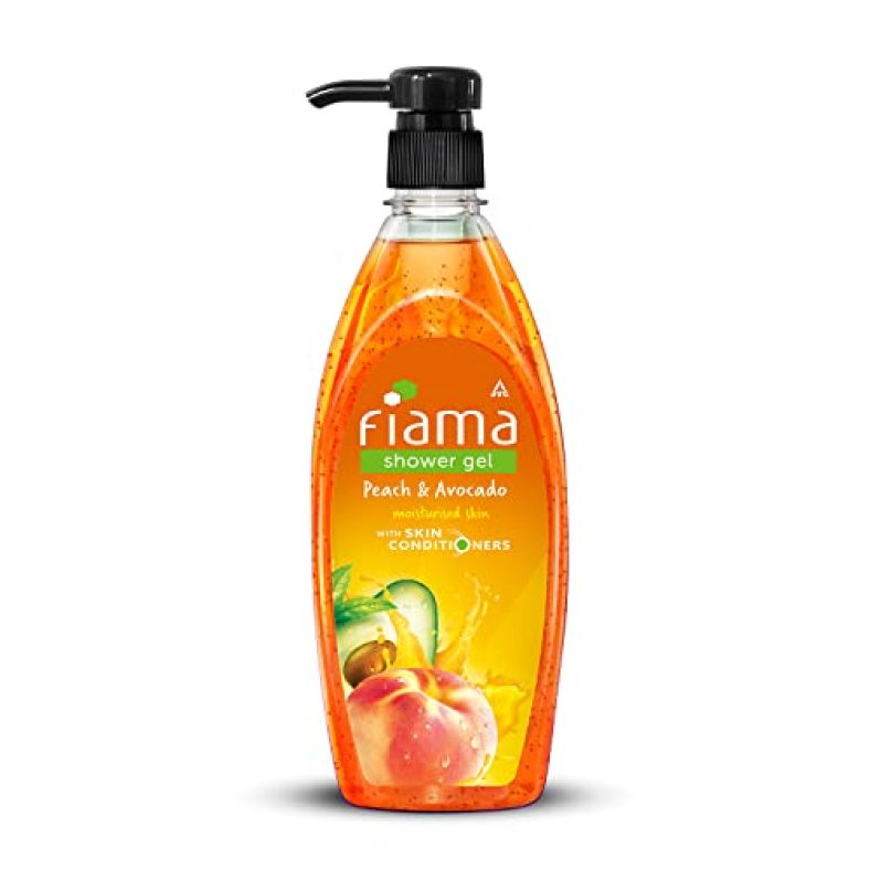 Fiama Shower Gel Peach & Avocado, Body Wash With Skin Conditioners For Soft Moisturised Skin, 500Ml Pump