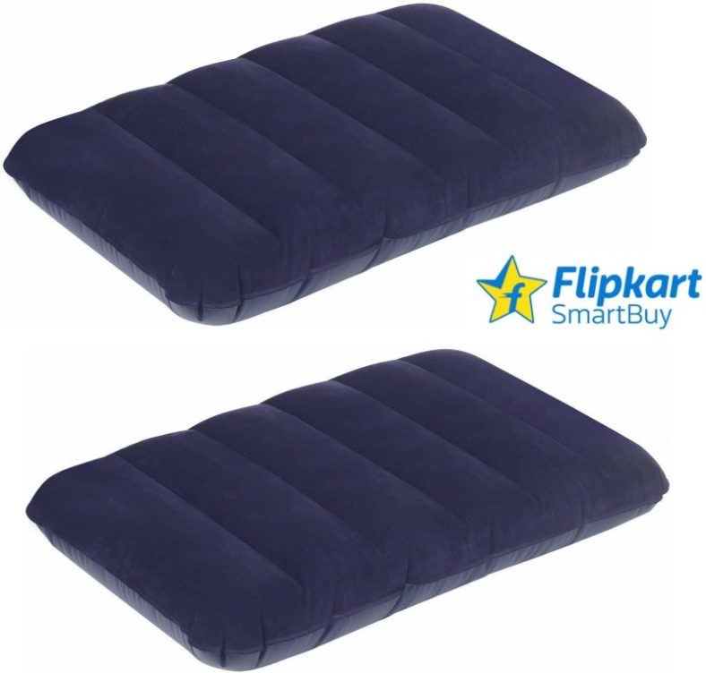 Flipkart Smartbuy Air Stripes Sleeping Pillow Pack Of 2(Blue)