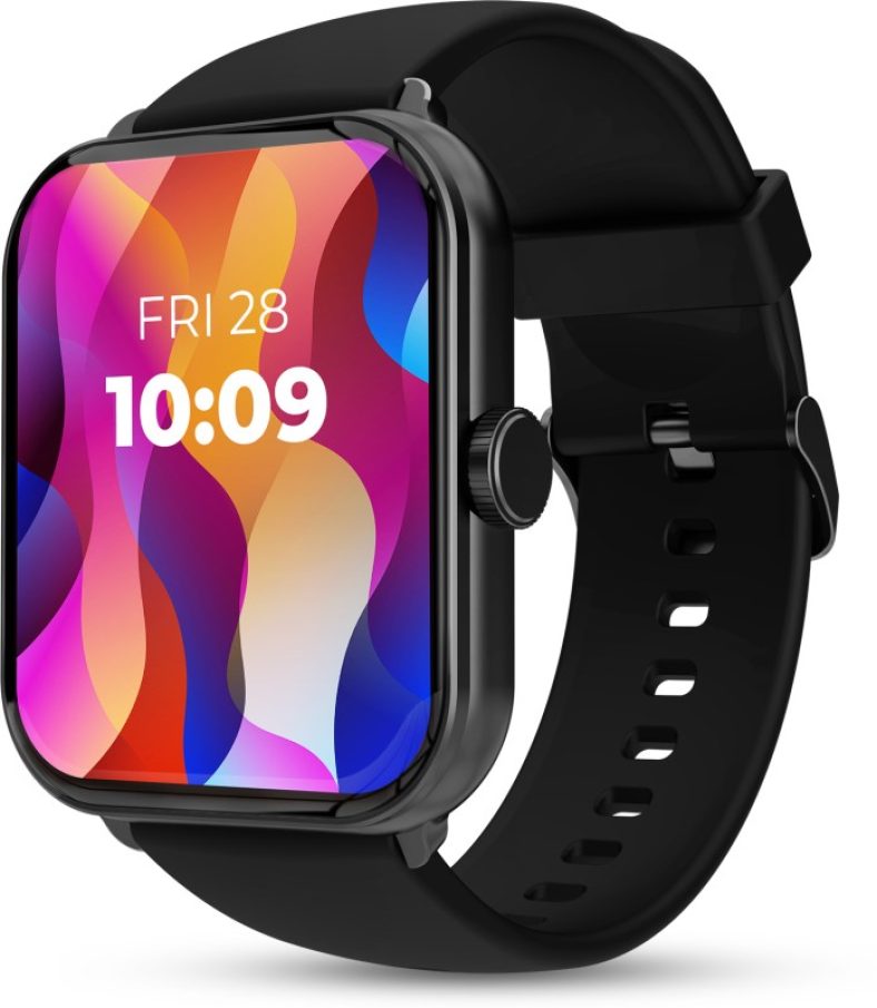 Beatxp Marv Super With 2″ Tft Hd Display, Bt Calling, 24*7 Health Monitoring, Ip68 Smartwatch(Black Strap, Free Size)