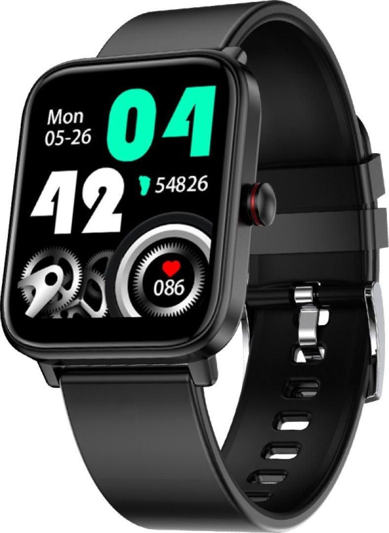 Fire-Boltt Ninja Pro Max 1.6″ Display With Spo2,Heart Rate Tracking & Ultra Thin 9.5Mm Body Smartwatch(Black Strap, Free Size)