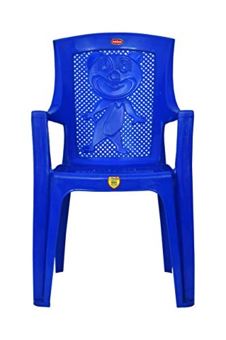 Prima Baby Plastic Chair 114 Strong Durable And Comfortable With Backrest For | Kids | Study | Play | For Home/School/Dining For 2 To 6 Years Age