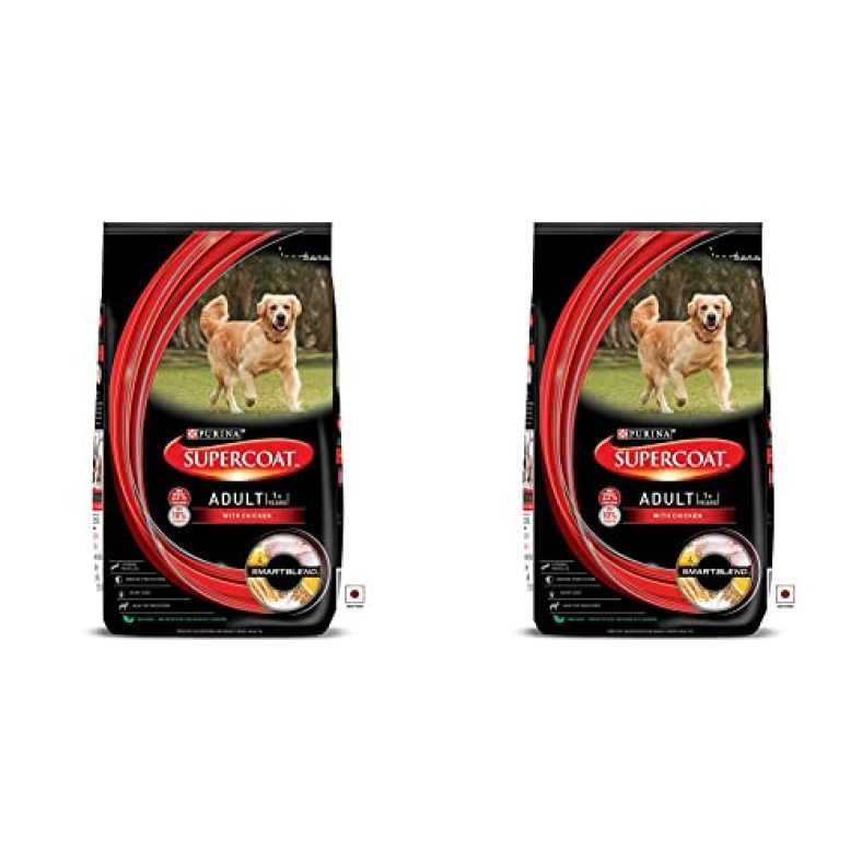 Purina Supercoat Adult Dry Dog Food Combo Pack – 10Kg + 2Kg