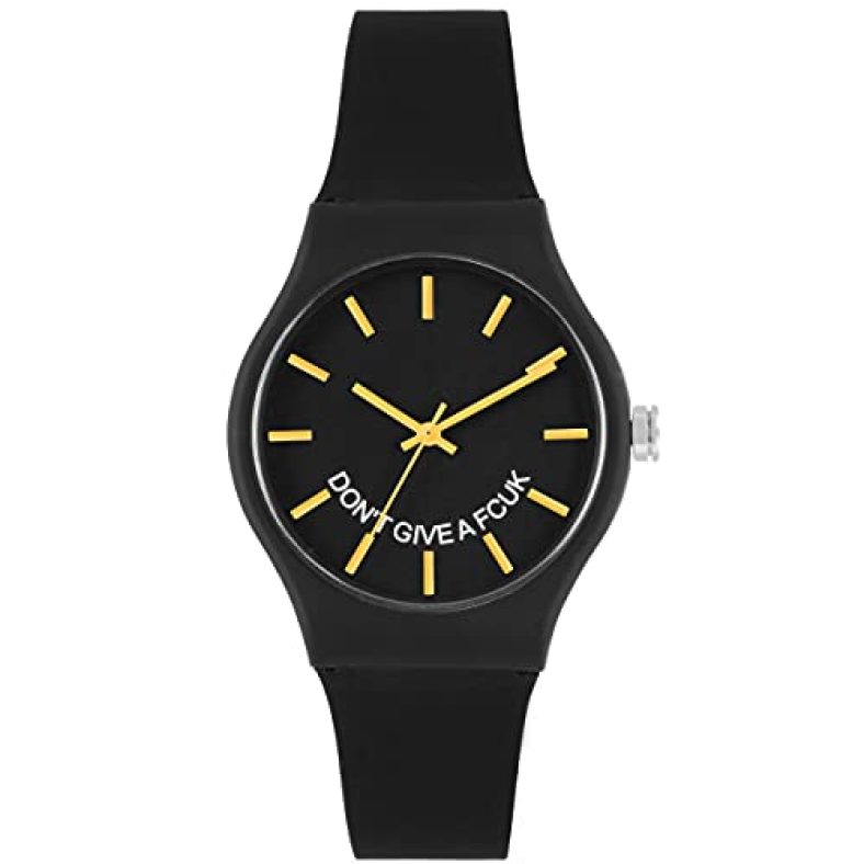 Fcuk Analog Black Dial Unisex-Adult’S Watch-Fc175B