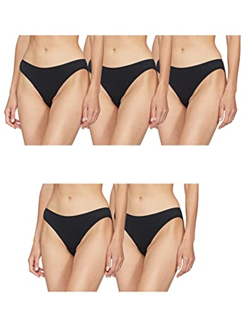Marks & Spencer Women’S Plain/Solid Bikini (T61/4106_Black_10