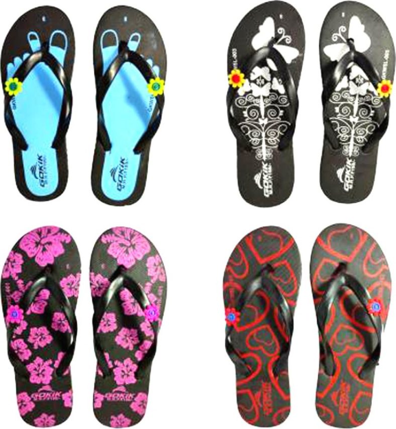 Gokik Slippers(Multicolor 8)