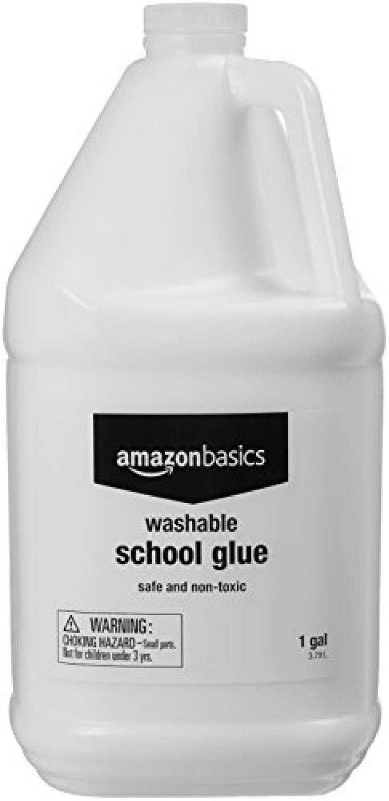 Amazonbasics Non Toxic Washable Liquid School Glue, One Bottle, 3.78 Litre