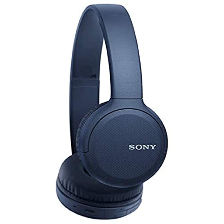 Sony Wh-Ch510 Bluetooth Wireless On Ear Headphones Up-To 35Hrs Playtime Lightweight, Type-C, Play/Pause Control, 30Mm Driver, Bt Version 5.0 & Voice Assistant Support For Mobiles, With Mic – Blue