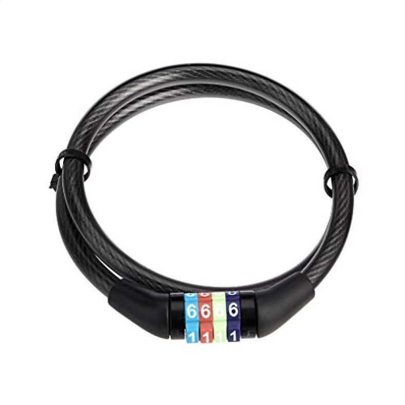 Amazonbasics Cycle Lock With Number Lock