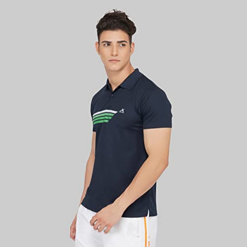 Vector X Vtd-300 Men’S Polo Neck T-Shirt(Navy)