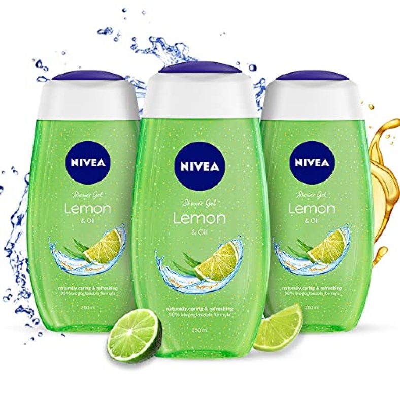 Nivea Lemon And Oil Shower Gel, 250Ml (Pack Of 3)
