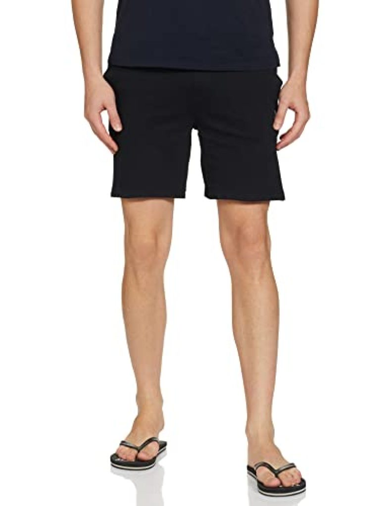 Lawman Pg3 Men’S, Lounge Wear,Pure Cotton,Solid,Regular Fit,Black,Knitted,Shorts (Law-Sh-001-Ct Grey Melange_Two Extra Large)