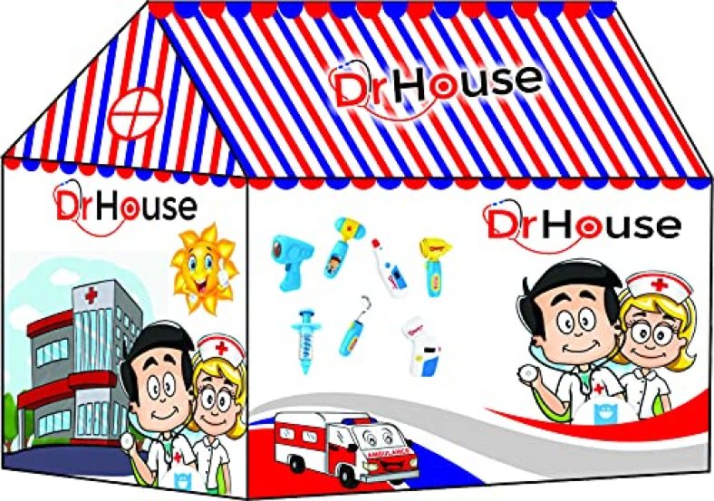 Doctor Tent House Indoor-Outdoor Set For Kids (95*72*102 Cm) (Doctor House Tent)