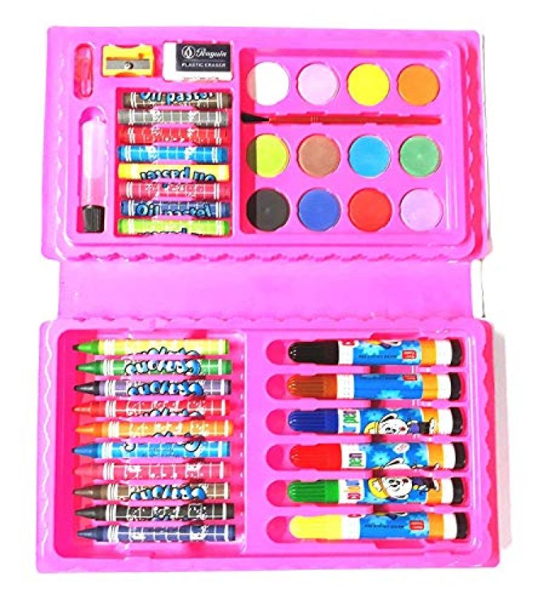 Toy Imagine 42 Pcs Color Set For Kids Color Pencil, Crayons, Water Color, Sketch Pens