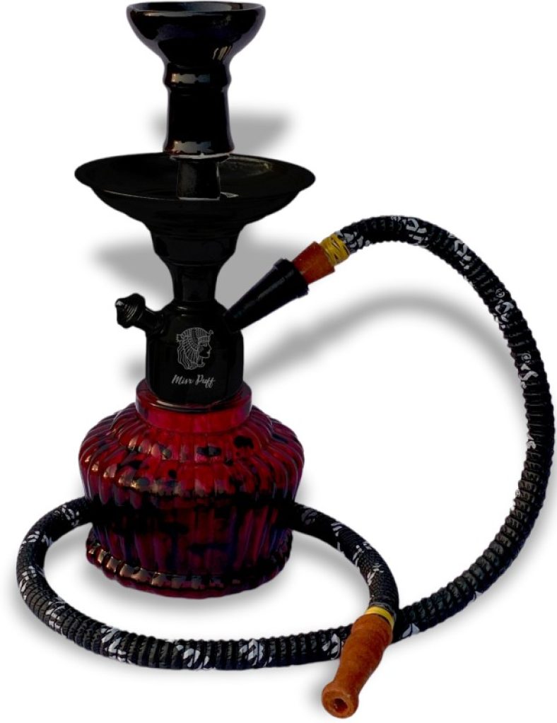 Misr Puff Devil’S 12 Inch Glass Hookah(Black)