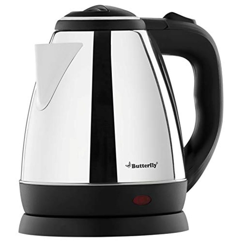 Butterfly Ekn 1.5-Litre Electric Kettle (Silver With Black)