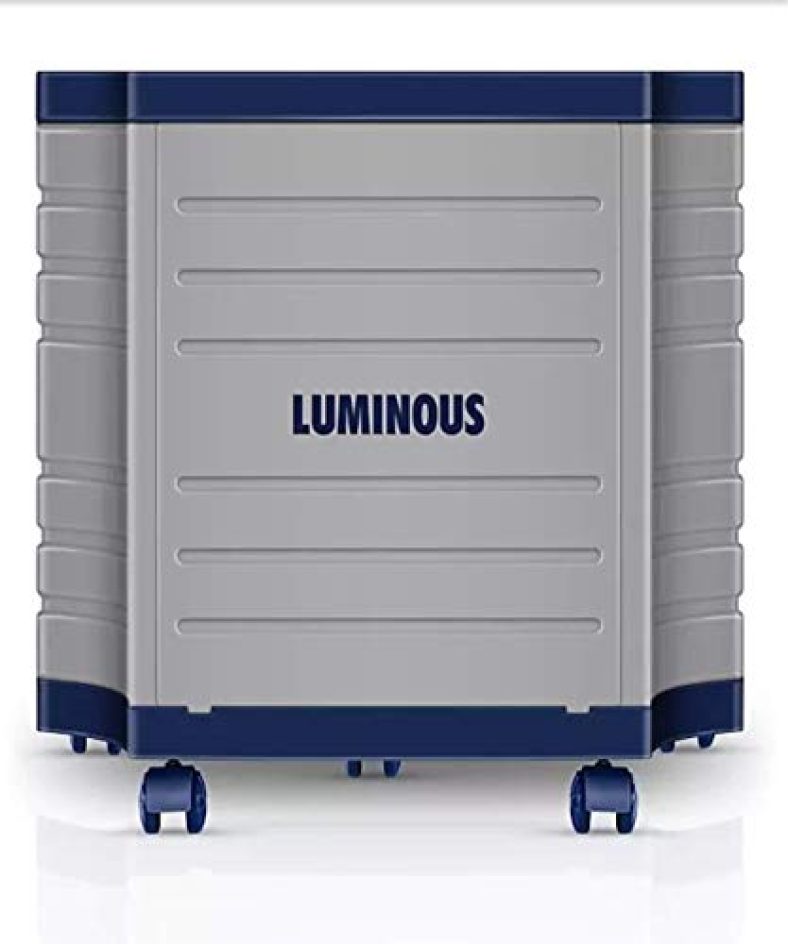 Luminous Ikarus Plastic Trolley For Single Flat Battery (Grey)