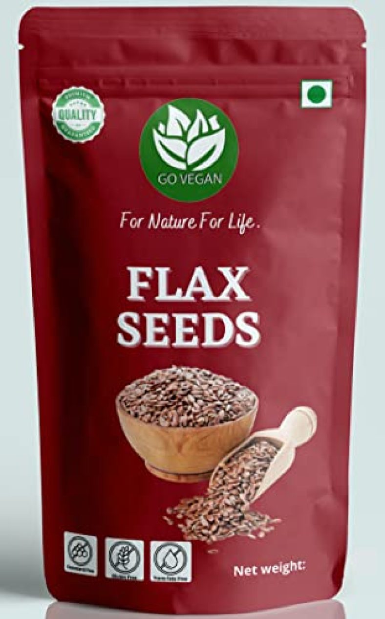 Go Vegan Flaxseed Alsi – 400Gm | Avise Ginjalu | Flax Seeds