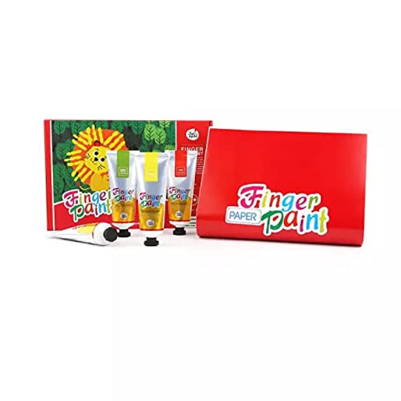 Popo Toys Finger Paints Set, Multicolor