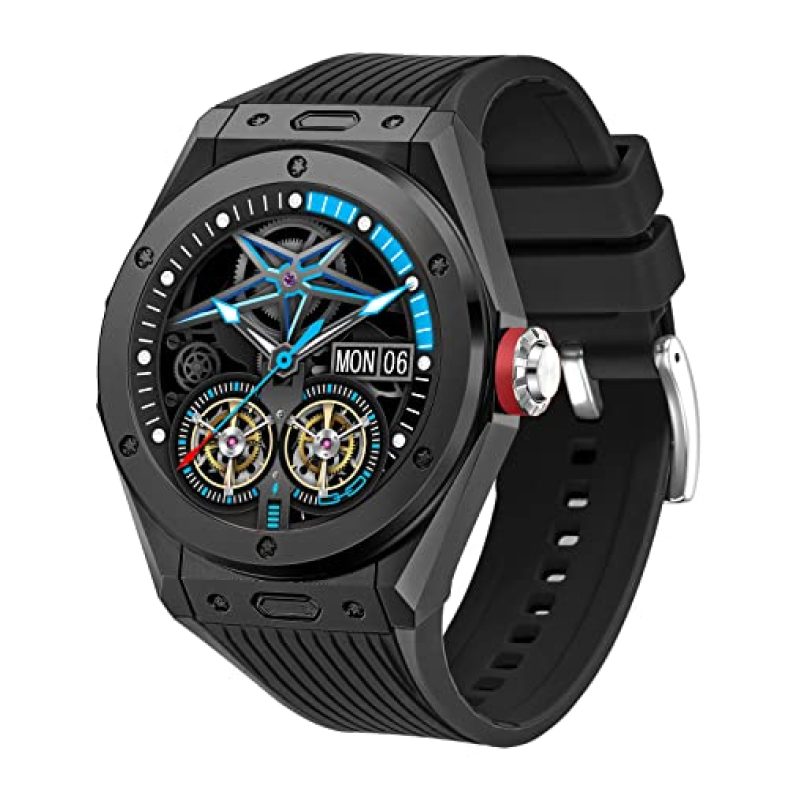 Bfit Pro Lux With Bluetooth Calling Function, Pedometer, Sleep Monitor, Music Control, Multi Sport Modes Men Smart Watch – Pro-Lux-Bk