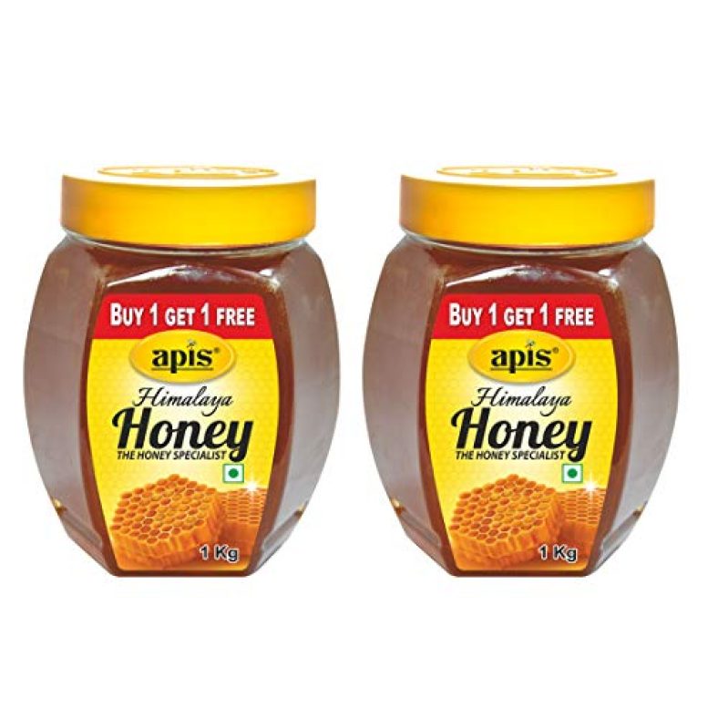 Apis Himalaya Honey, 1Kg (Buy 1 Get 1 Free)