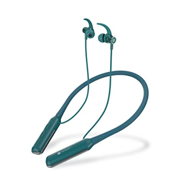 Portronics Harmonics 250 Wireless Bluetooth Headset With 60 Hrs Playtime In 2 Hrs Charging, 800Mah Battery, Voice Assistant(Green)