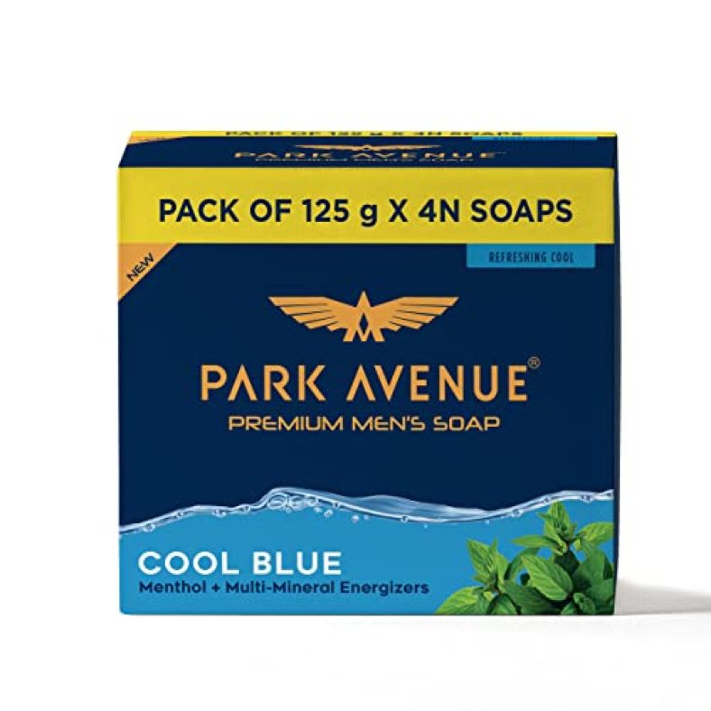 Park Avenue Cool Blue Soap Pack Of 125 * 4 (500Gm)