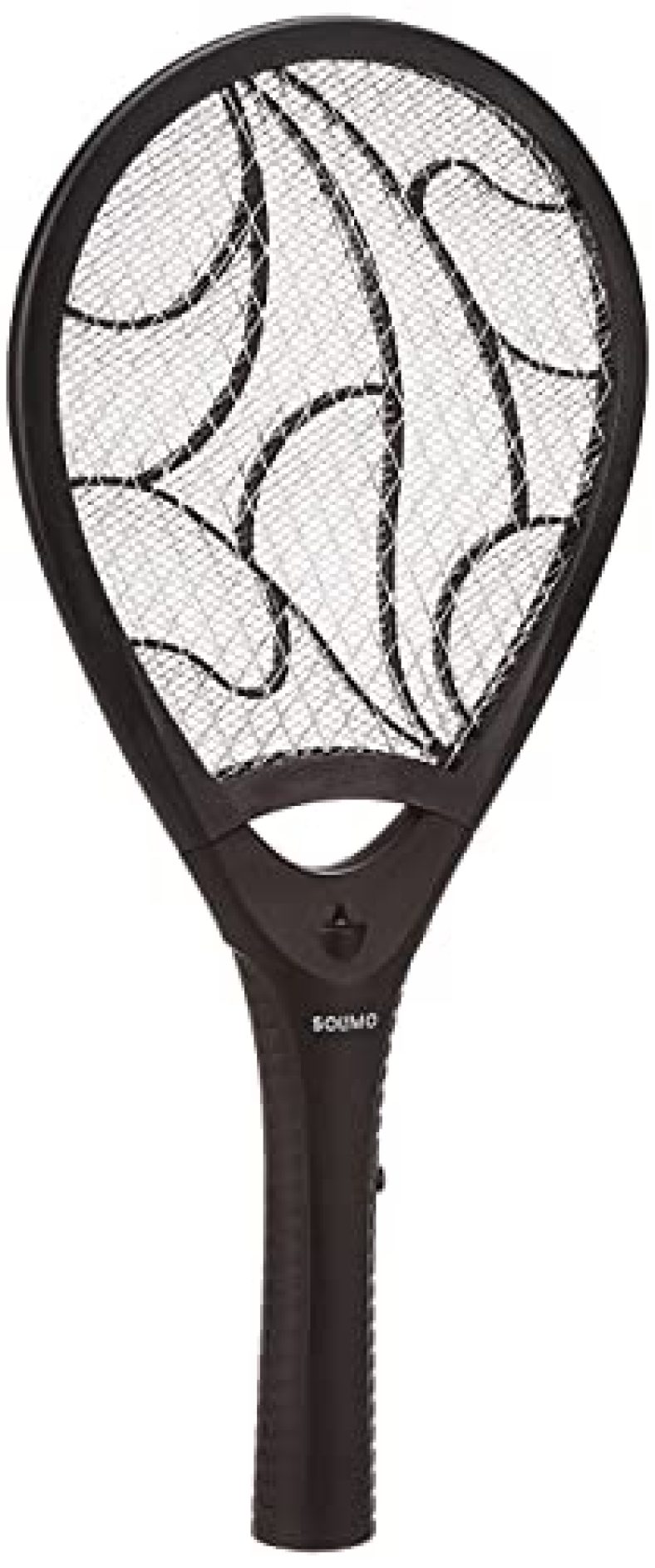 Amazon Brand – Solimo Anti-Mosquito Racquet, Insect Killer Bat With Rechargeable 500 Mah Battery And Led Light, Black
