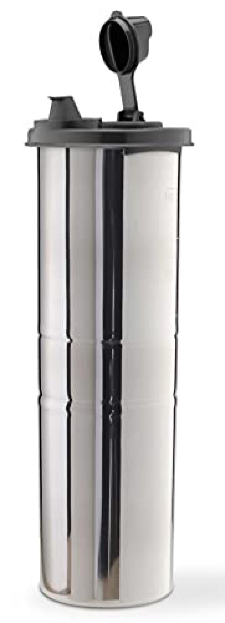 Signoraware 1.1 Litres Easy Flow Stainless Steel Oil Dispenser Bottle With Lid And Cap | Air-Tight Spill-Proof | Food Grade Pourer Drizzler (Black, Set Of 1 | 1100Ml)