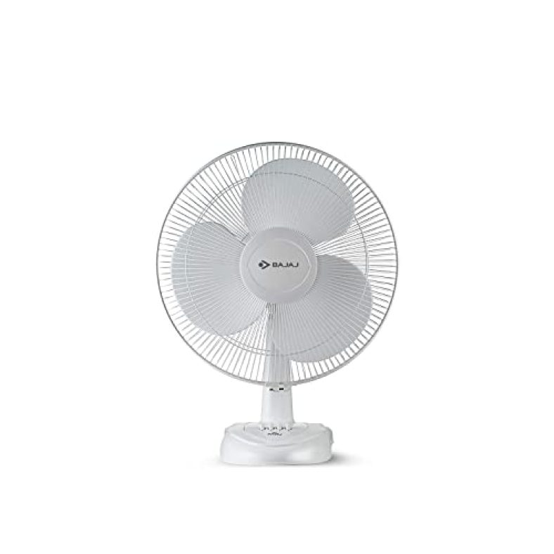 Bajaj Esteem 400 Mm Table Fan (White)