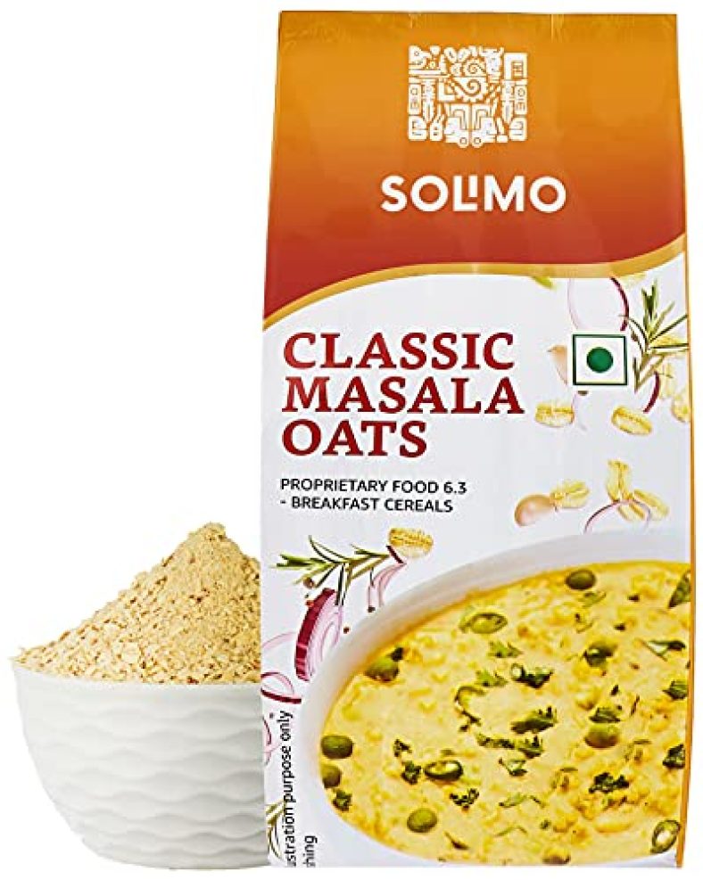Amazon Brand – Solimo Classic Masala Oats, 500G