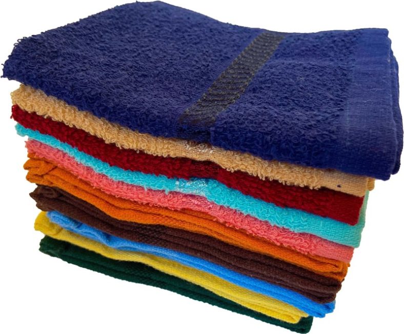 Lushomes Cotton 420 Gsm Face Towel Set(Pack Of 10)