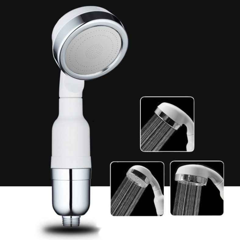 Alton Hard Water Filter Hand Shower With 1 Extra Filter Cartridge & Wall Hook Shower Head