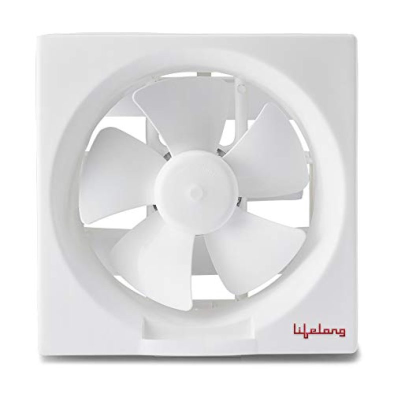 Lifelong Llef10 250 Mm Exhaust Fan For Kitchen, Bathroom With Strong Air Suction, Rust Proof Body And Dust Protection Shutters (1-Year Warranty, White)