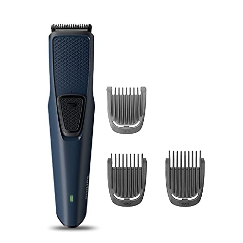 Philips Bt1232/15 Skin-Friendly Beard Trimmer – Durapower Technology, Cordless Rechargeable With Usb Charging, Charging Indicator, Travel Lock, No Oil Needed