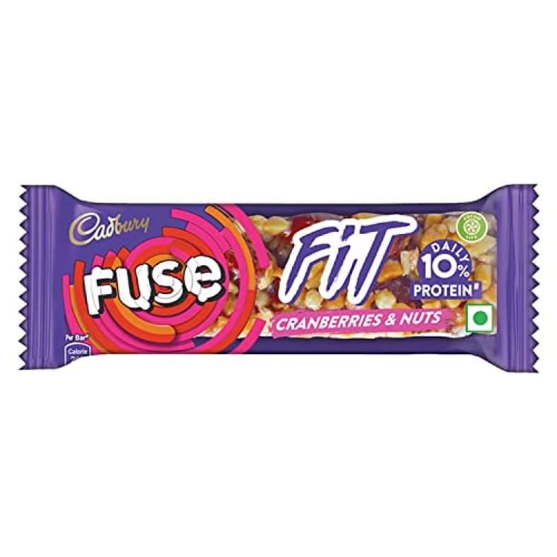 Cadbury Fuse Fit Chocolate Snack Bar With Cranberries And Nuts,41G