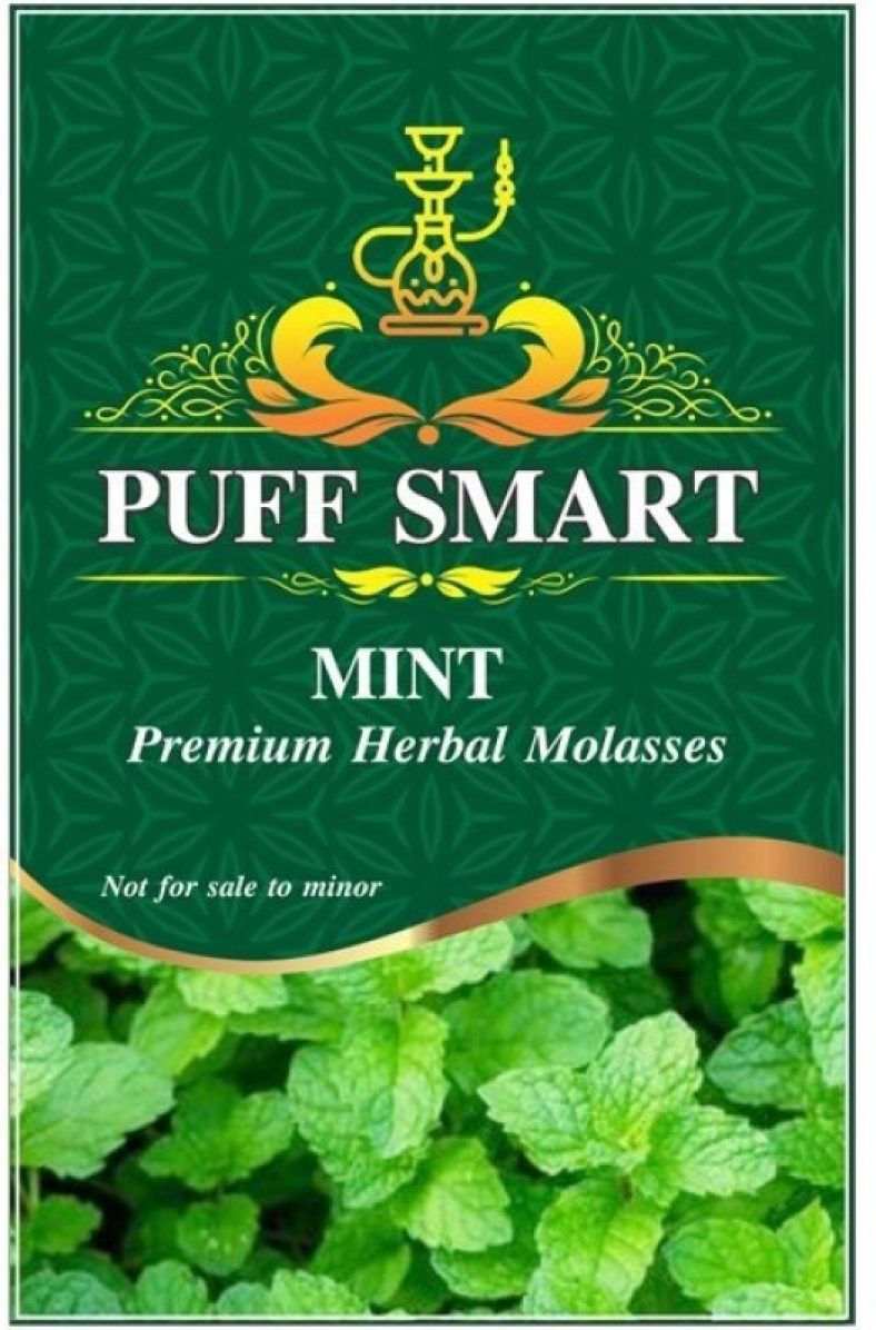 Puff Smart Premium Herbal Molasses Mint Hookah Flavor(50 G, 50 G, 50 G, Pack Of 3)