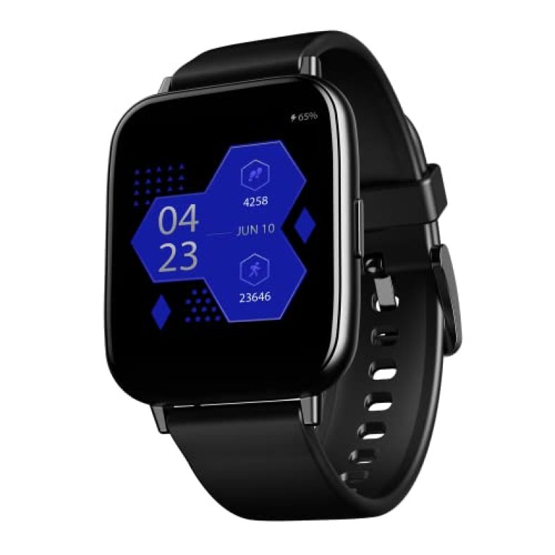 Boat Wave Prime47 Smart Watch With 1.69″ Hd Display, 700+ Active Modes, Asap Charge, Live Cricket Scores, Crest App Health Ecosystem, Hr & Spo2 Monitoring(Matte Black)