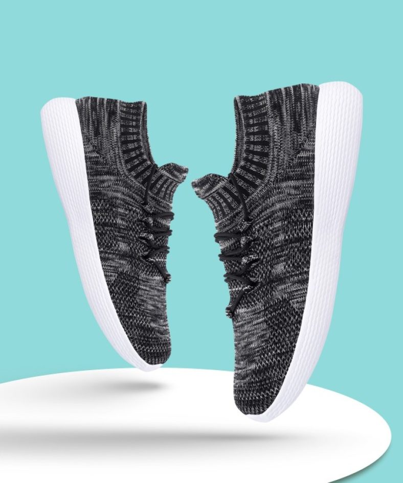 Kraasa New Arrival Running Shoes For Men(Black)