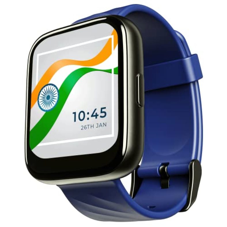 Boat Wave Pro47 Made In India Smartwatch With 1.69″ Hd Display, Fast Charging, Live Cricket Scores, 24H Heart Rate & Spo2 Monitoring, Health Ecosystem & 7 Days Battery Life(Deep Blue)