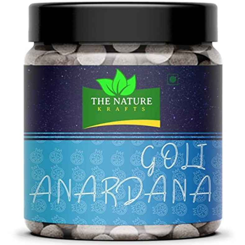 Nature Krafts Pachak Delicious Anardana Goli 400Gm [ Digestive Mouth Freshener, Mukhwas ] Jar Pack (400Gm)