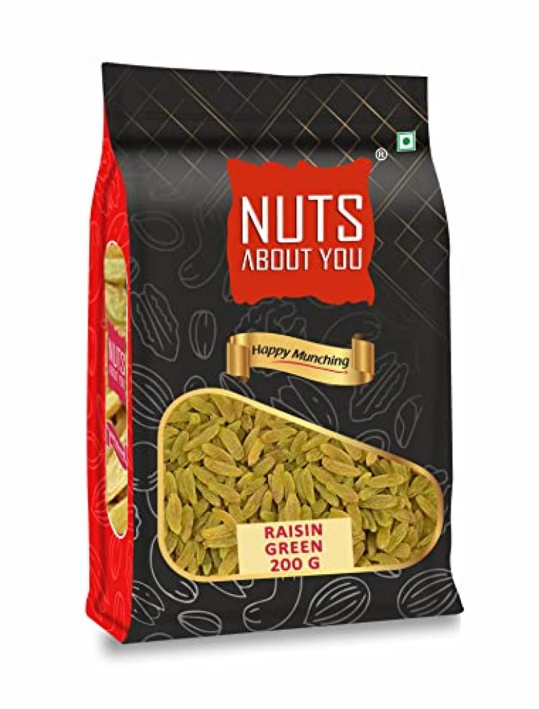 Nuts About You Raisin, 200 G | 100% Natural | Premium| Kishmish | Saugi