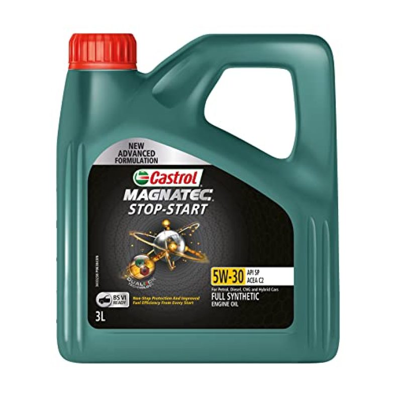 Castrol Magnatec Stop-Start 5W-30 Full Synthetic Engine Oil For Petrol, Diesel And Cng Cars 3L