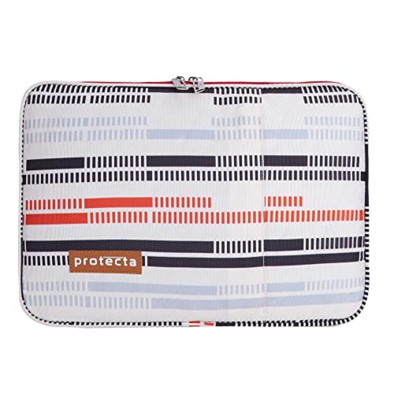 Protecta Phoenix Waterproof 13 Inch Laptop Sleeve Bag For Men & Women Ideal For Office & College Compatible With Macbook Air M1 A2337 And Macbook Pro A2338 – (Broken Lines Print)
