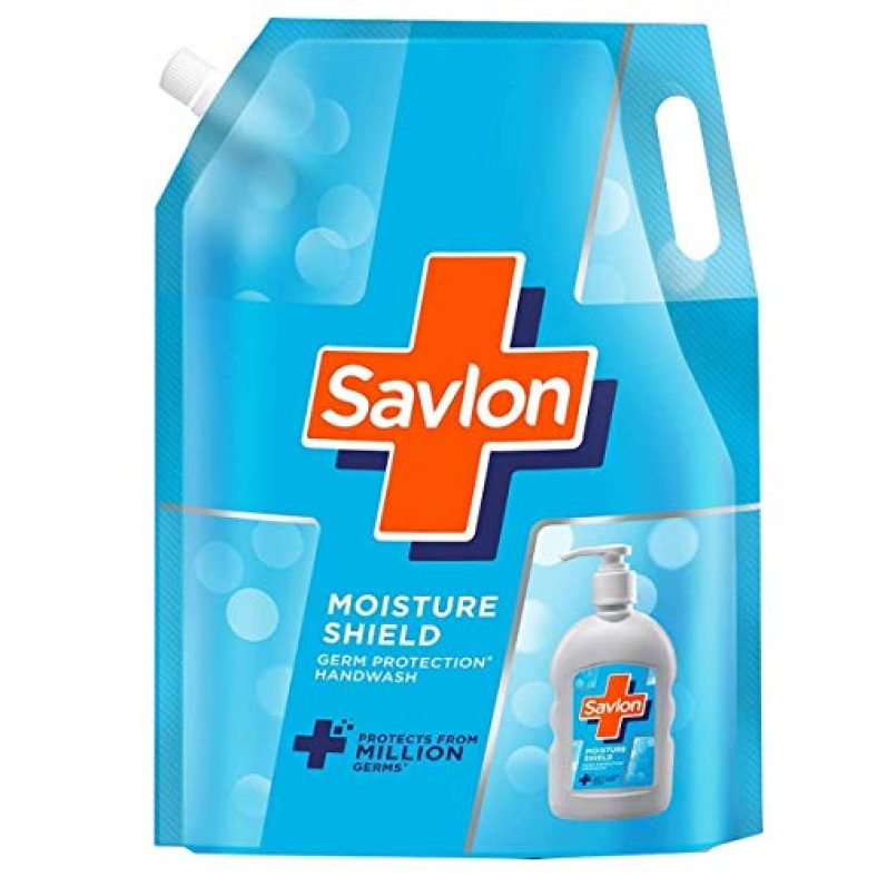 Savlon Moisture Shield Germ Protection Liquid Handwash Refill Pouch, 1500Ml