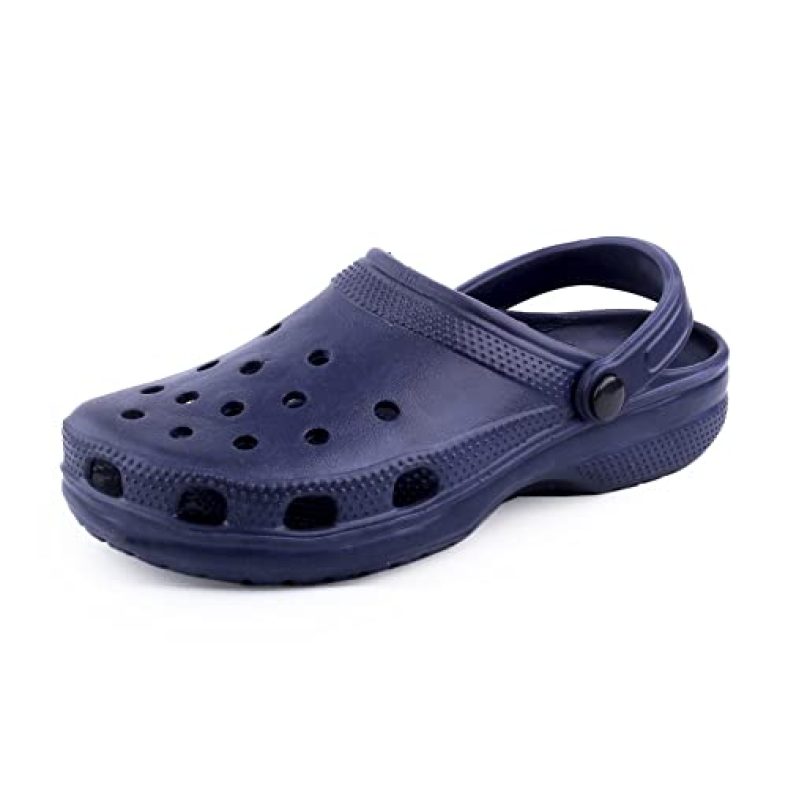 Kraasa Clogs For Men, Casual Sandals For Men, Walking Clogs For Men’S Navy Uk 8