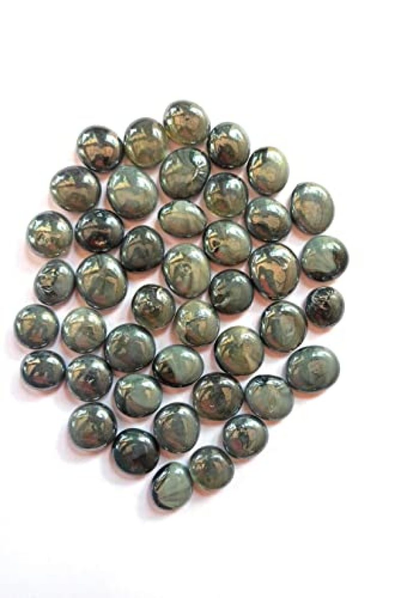 Ohhsome [500Gm] Gray Decorative Glass Pebbles