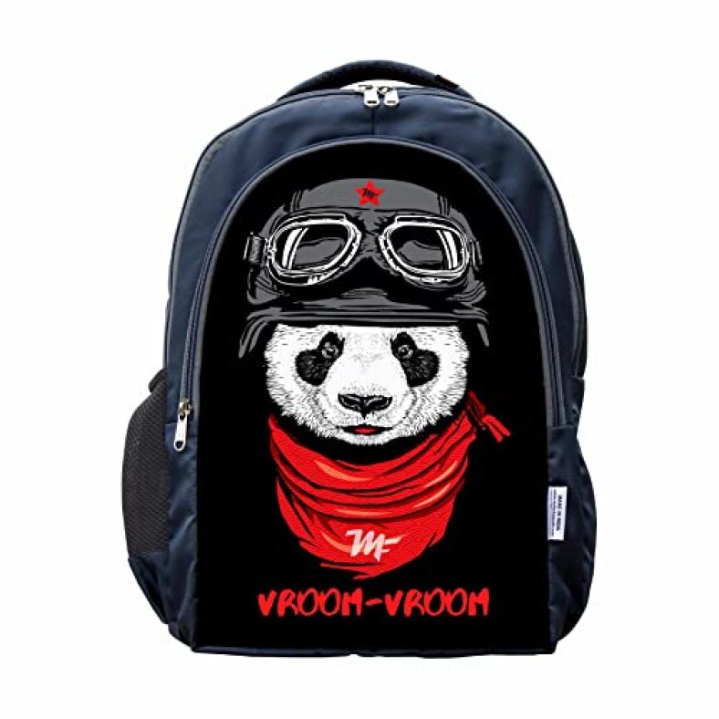 My Fav Rider Digital Printed Backpack With Laptop Compartment, Casual School College Bag/Sports Backpack For Boys/Girls, Outdoor Travel Lightweight Bag (35 L)