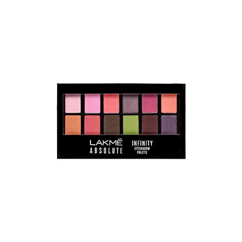 Lakmé Absolute Infinity Eye Shadow Palette Matte Finish, Pink Paradise, 12G