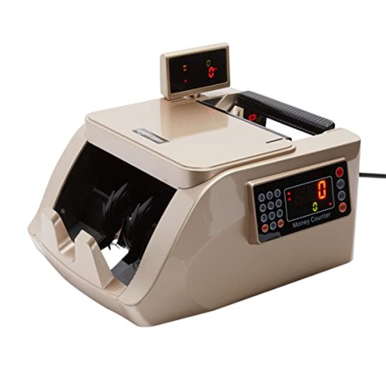 Amazon Basics Money Counting Machine With Uv, Mg & Ir With External Display