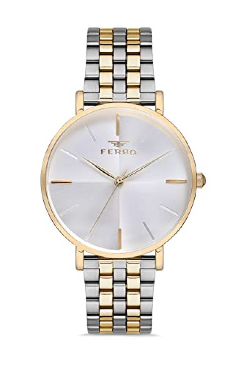 Ferro Lucca Analog White Dial Women’S Watch-F21016A-D